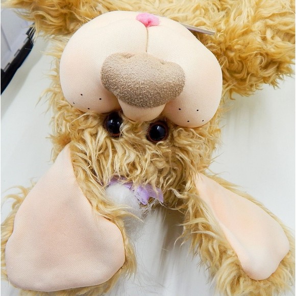 Cabbage Patch CPK Xavier Roberts 10" Tan Shaggy Puppy Dog Pet 2005 - Picture 12 of 12